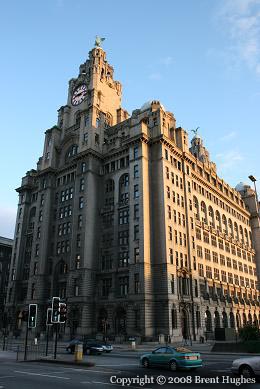 Liver Building at Dusk