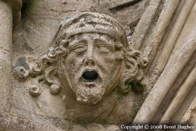 Salisbury Cathedral gutter spout